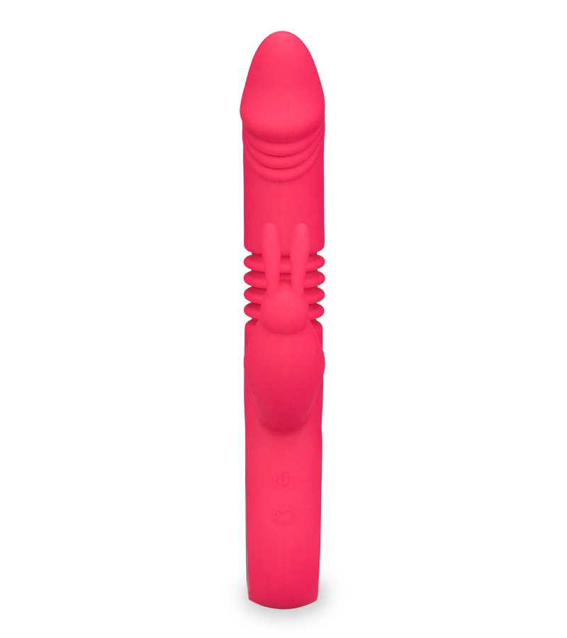 Vibromasseur rabbit va-et-vient chauffant Dreamer