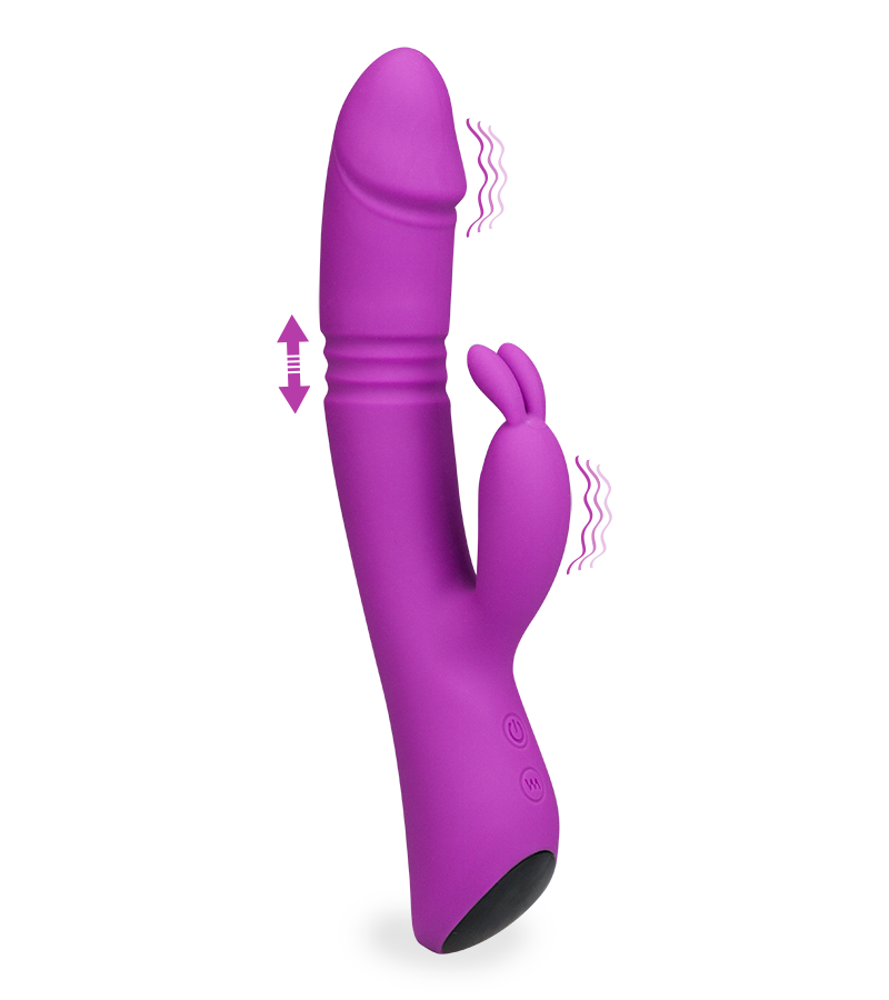 Vibromasseur rabbit va-et-vient Holiday