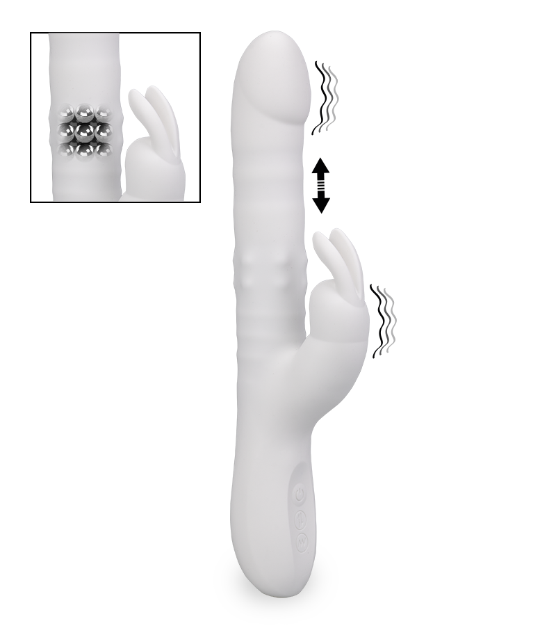 Vibromasseur rabbit va-et-vient Miracle