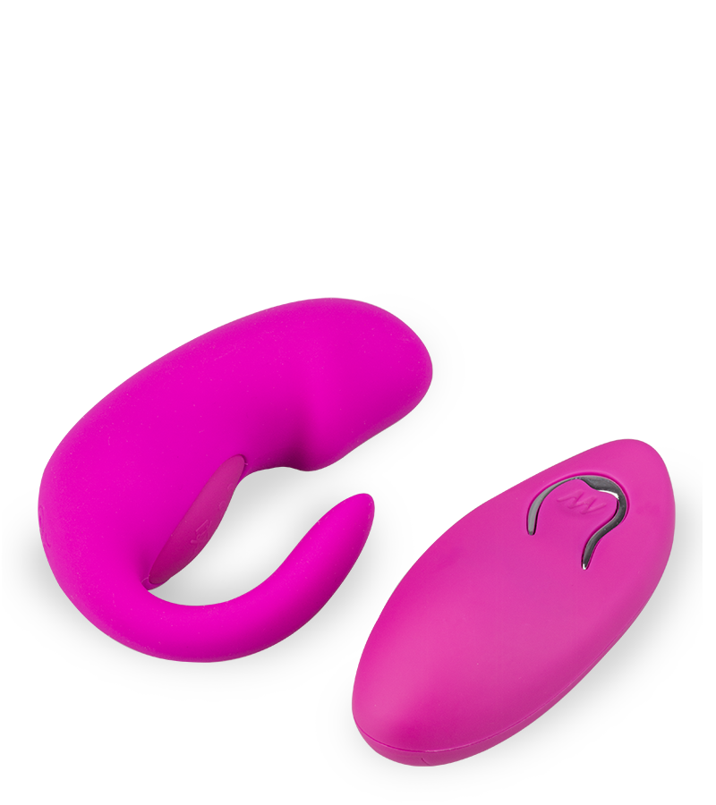 Vibromasseur stimulateur de clitoris avec télécommande